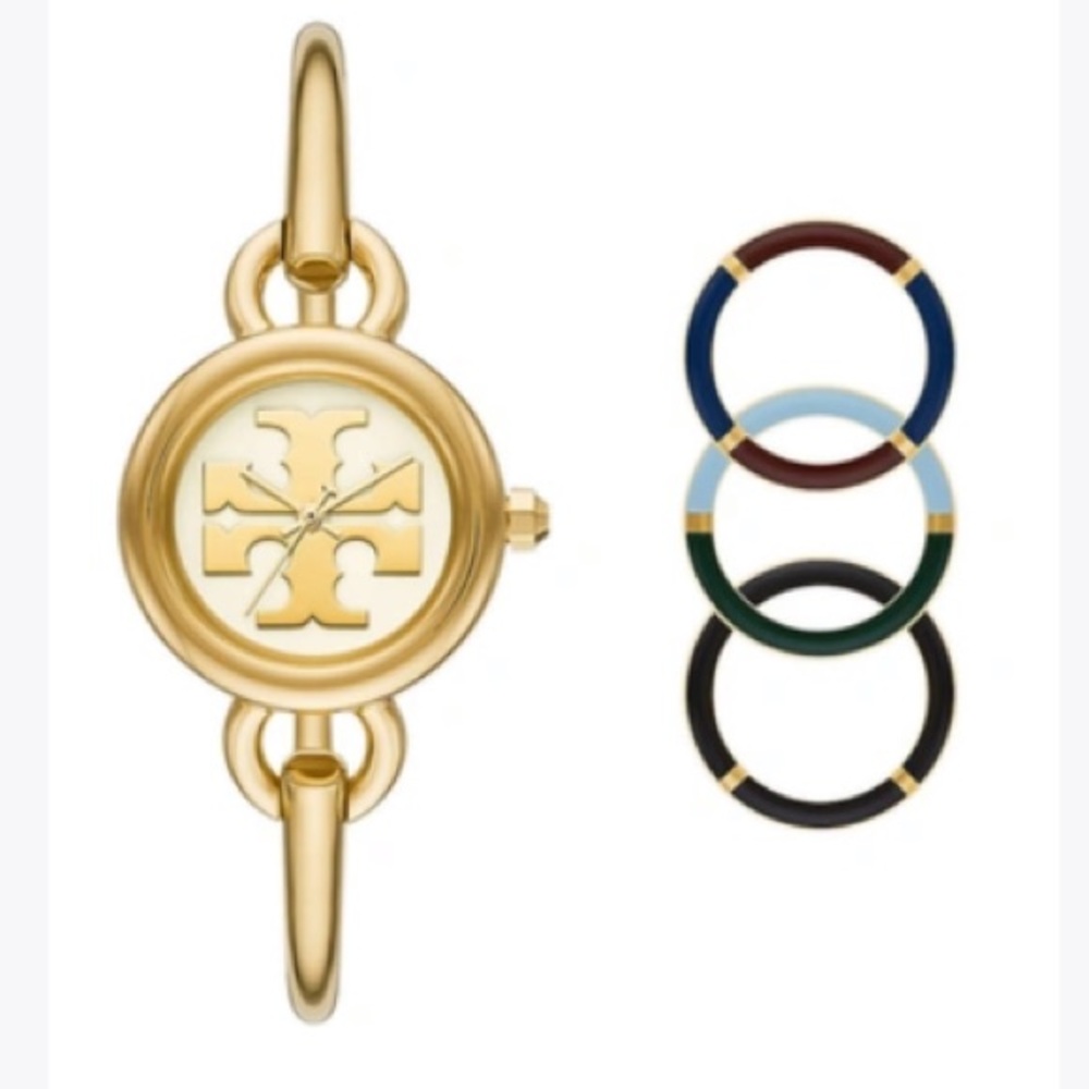 TORY BURCH Miller Bangle Watch Gift Set !